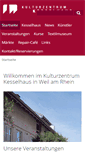 Mobile Screenshot of kulturzentrum-kesselhaus.de